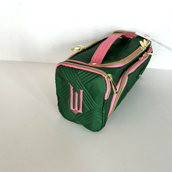 Lug Wicked x Lug Trolley Cosmetic Case Green/Pink - Picture 4 of 12